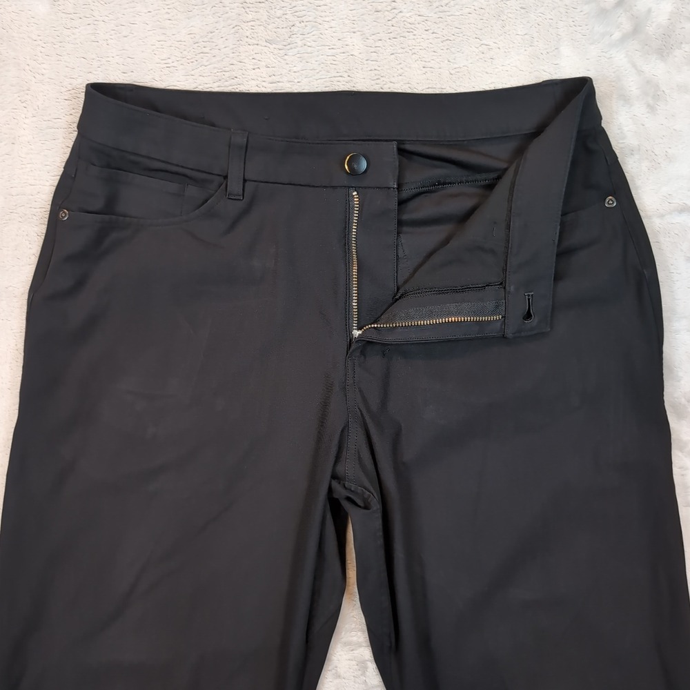 Lululemon ABC Commission Pants‎ Mens 32x29 Black Classic Fit Technical Trousers - Picture 4 of 8